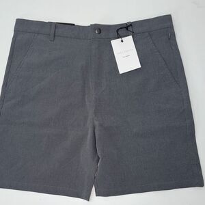 🔥Classic Gray Men's Flat Front Shorts Sz 32” New